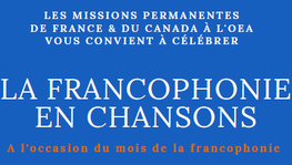 "La Francophonie en Chansons" 23rd of March 2022